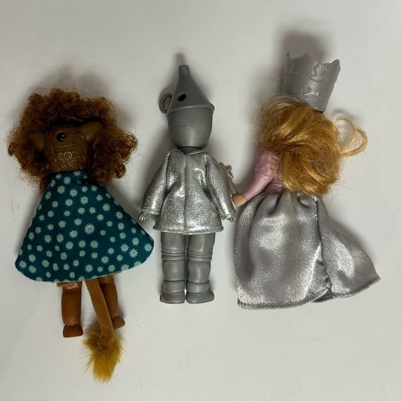 Madame Alexander Dolls Lot of 3 McDonald's Tin Man Glenda Witch Lion 2008 - Picture 10 of 11